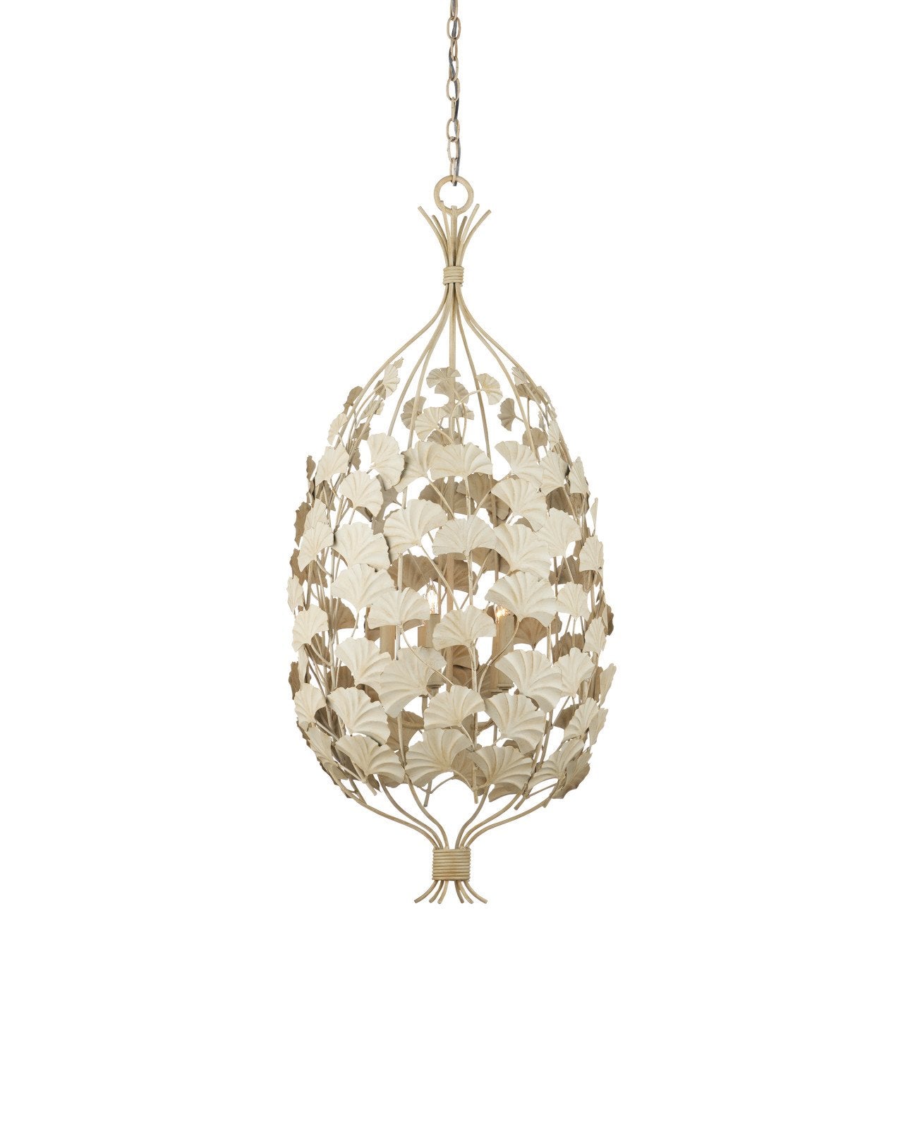 Maidenhair Cream Chandelier